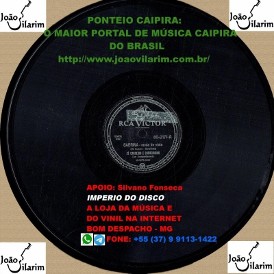 Zé Carreiro E Carreirinho - 78 RPM 1956 (COPACABANA 5669)